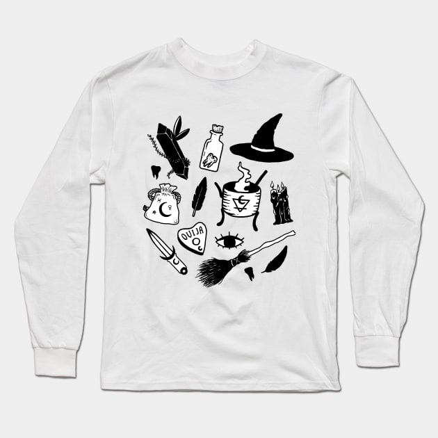 The Art of Witchcraft Long Sleeve T-Shirt by LadyMorgan